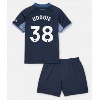 Billiga Tottenham Hotspur Destiny Udogie #38 Barnkläder Borta fotbollskläder till baby 2023-24 Kortärmad (+ Korta byxor)